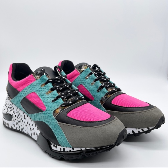 Steve Maddens Cliff Bright Multicolored Sneakers - Picture 2 of 9